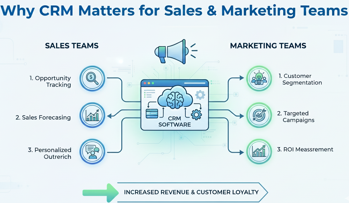 Why CRM Matters for Sales & Marketing Teams